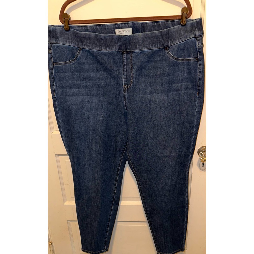 Lane Bryant women’s plus size 24 stretchy tapered jeans very good condition
